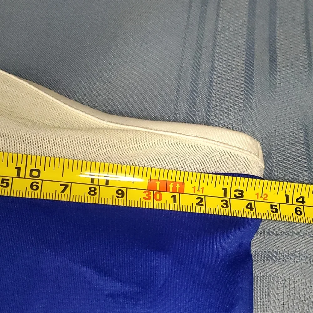 NWT Satva Sari Cami, Royal Blue & White Mesh with Build in Bra - Size Small - Picture 12 of 13